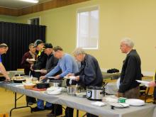 IRG Annual Meeting pot luck - mmmm!